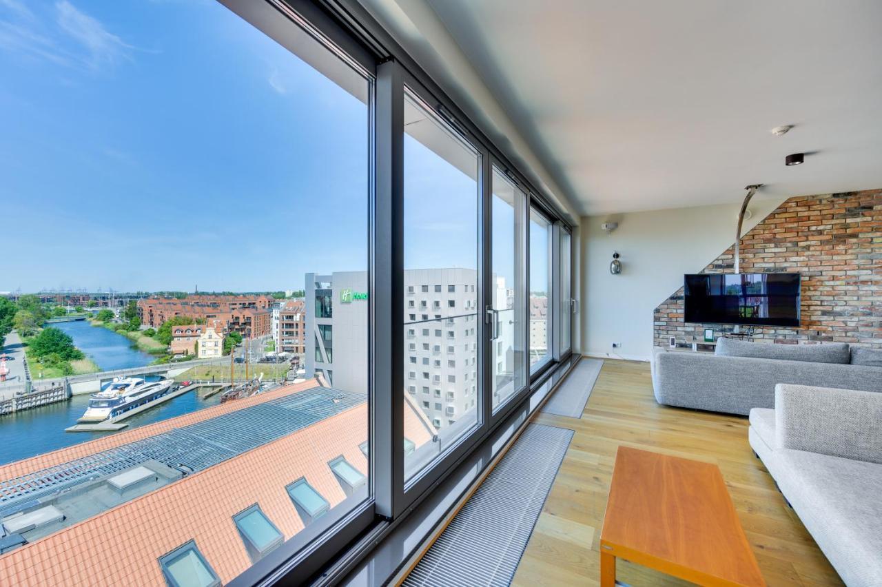 Penthouse Comfort Apartments Granaria Gdańsk Buitenkant foto