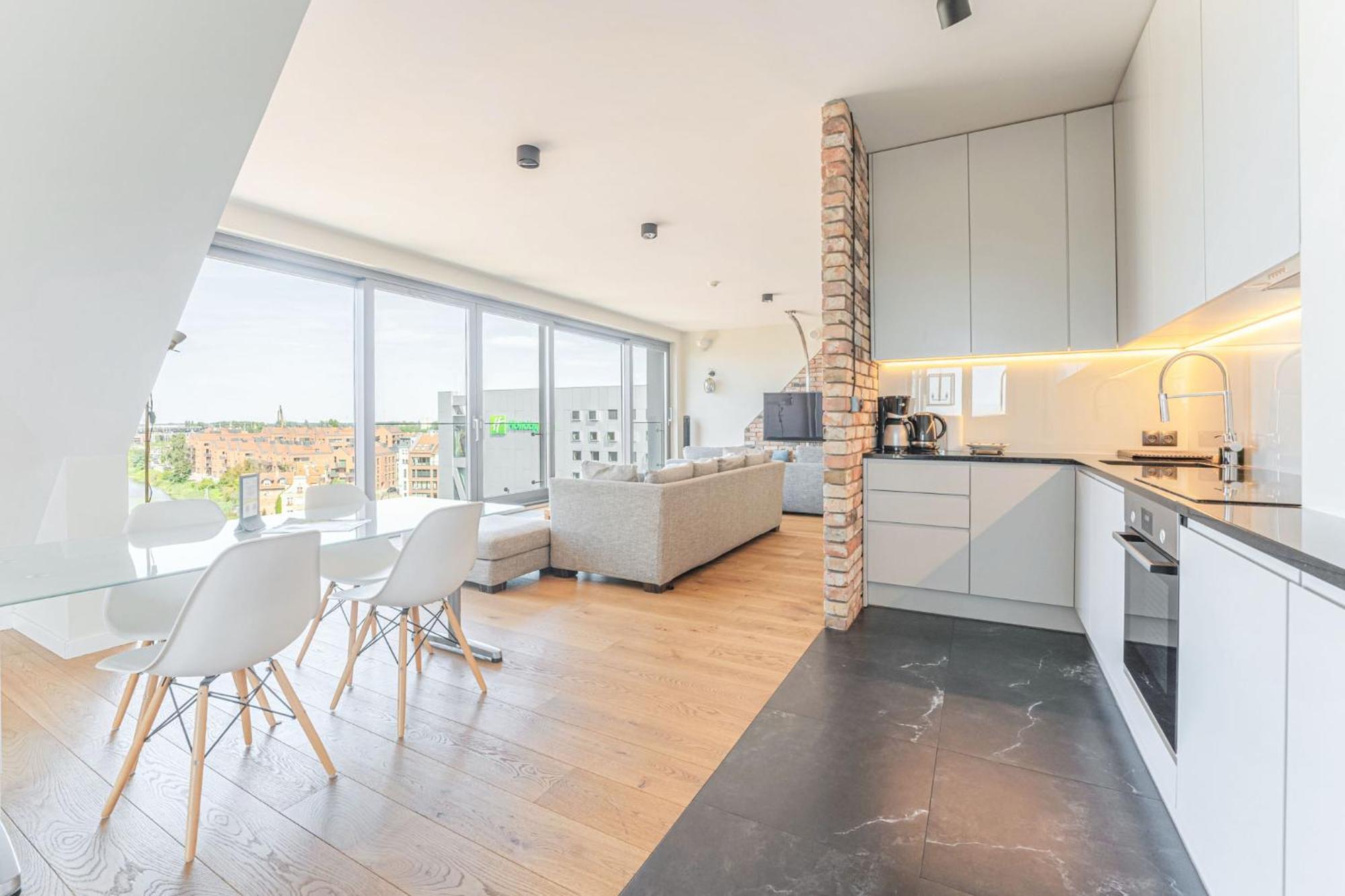 Penthouse Comfort Apartments Granaria Gdańsk Buitenkant foto